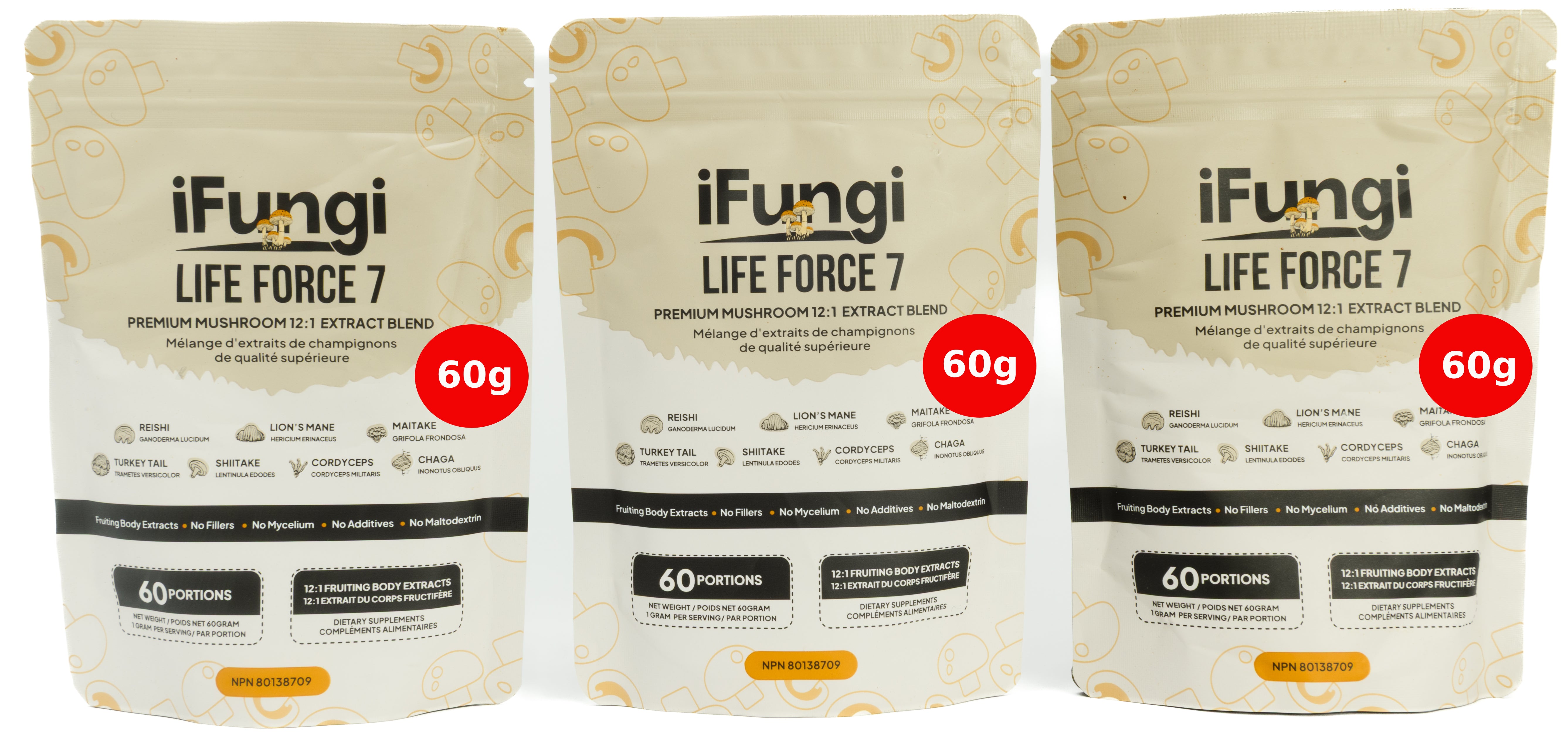 60g - Life Force 7 - iFungi